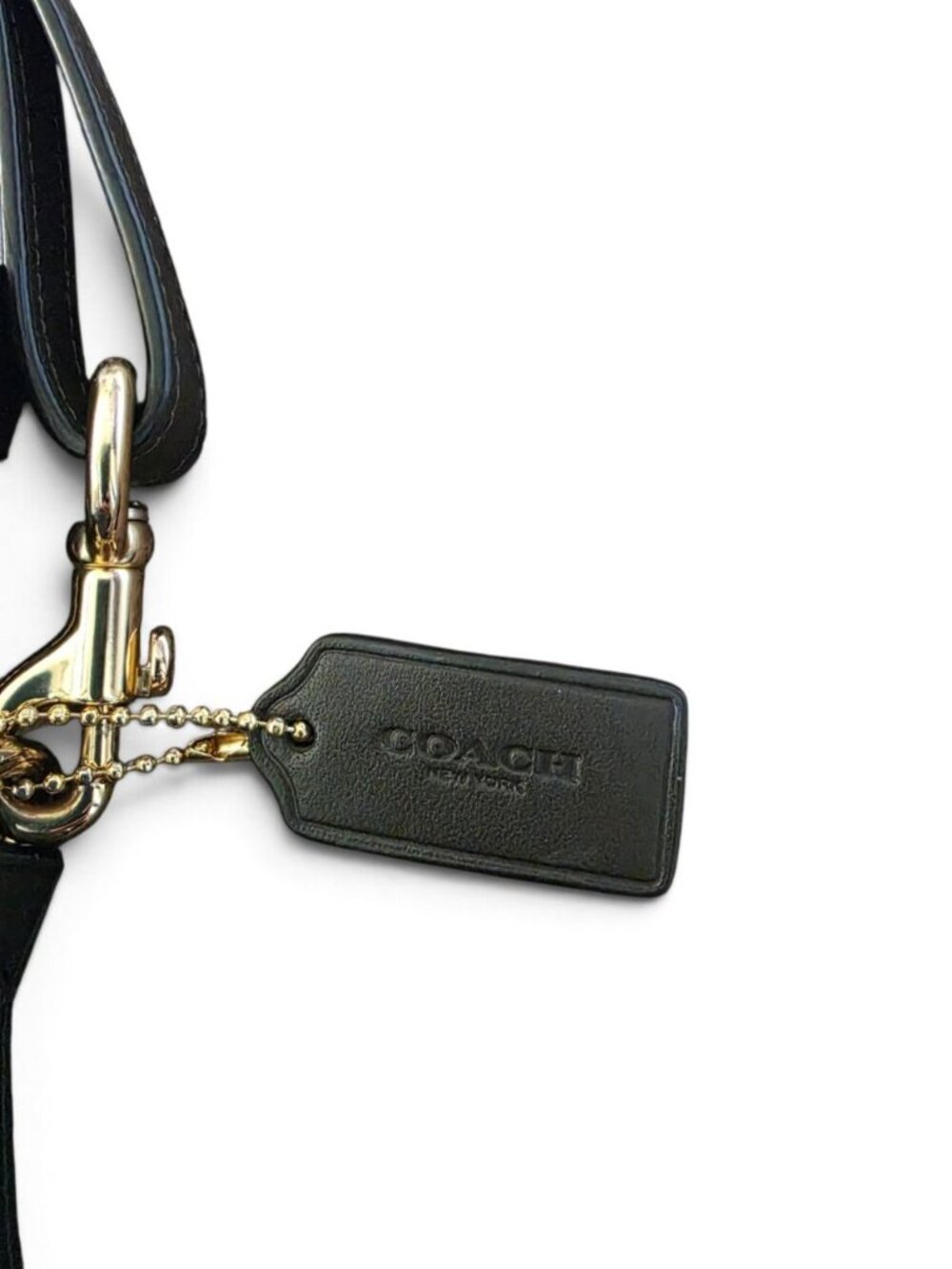 Coach Swagger 27 Gray Brown Glovetanned Leather Gold Satchel 12111 Authentic - Picture 12 of 16